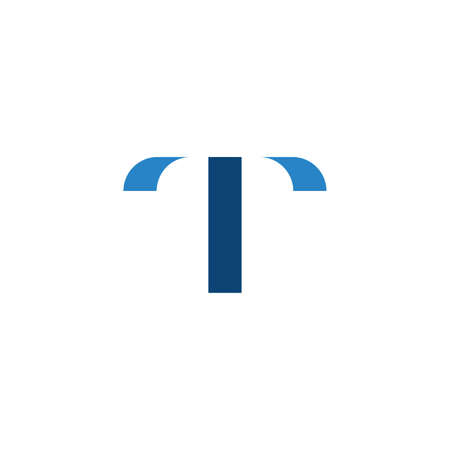 t icon sign letter vector designのイラスト素材