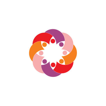 people icon team symbol sign elementのイラスト素材