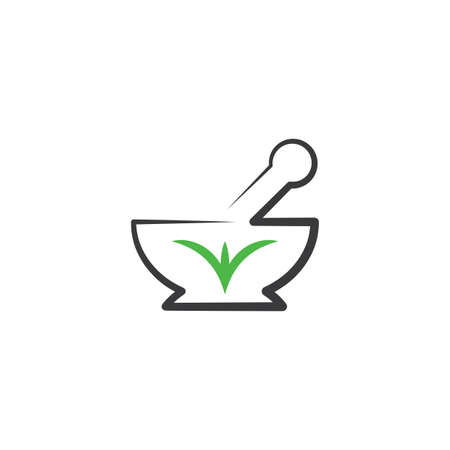 mortar and pestle icon pharmacyのイラスト素材