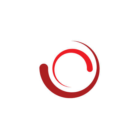 loading icon red symbol design elementのイラスト素材