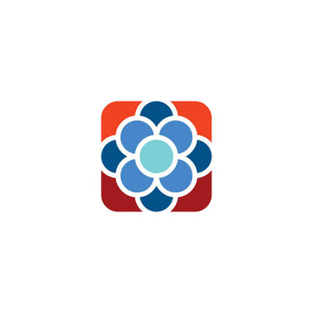 atom molecule cell chemistry iconのイラスト素材