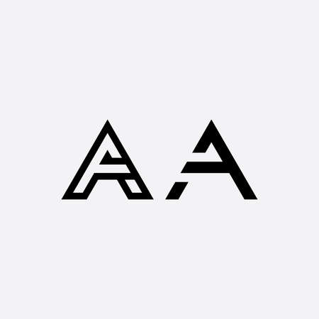vector a element letter black iconのイラスト素材