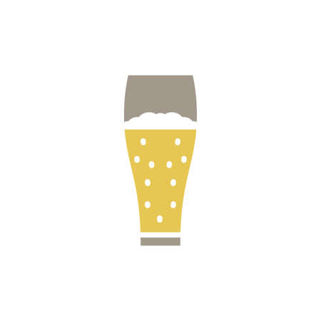 beer glass icon vector design elementのイラスト素材