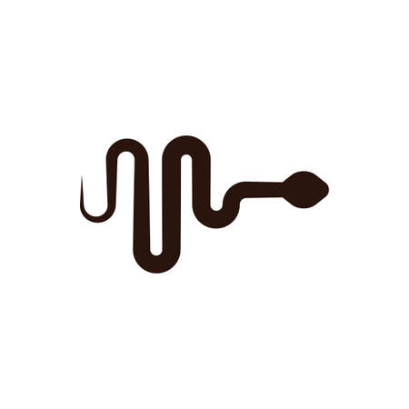 poison snake icon symbolのイラスト素材