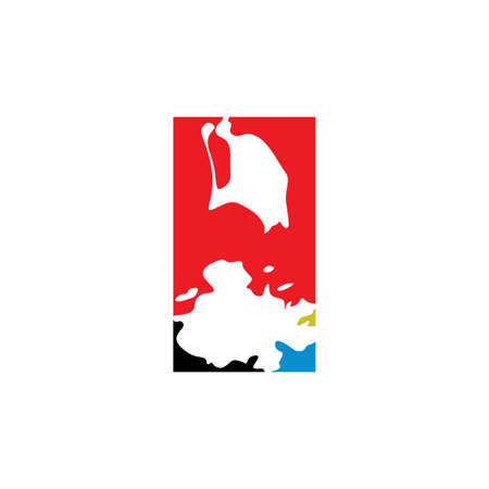 antigua and barbuda icon designのイラスト素材