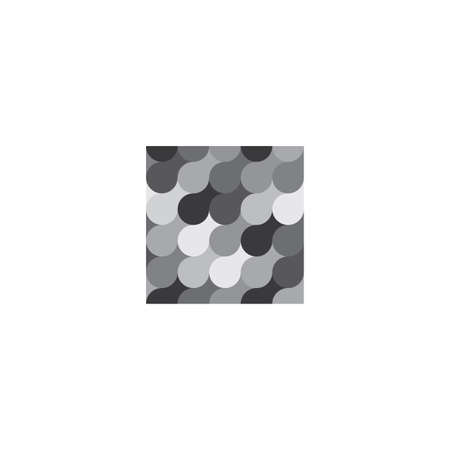 grayscale abstract business squareのイラスト素材