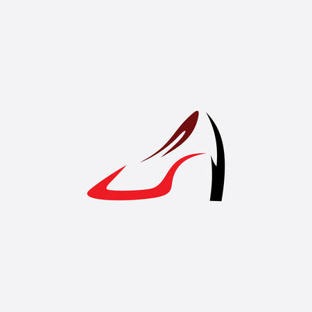 women shoes heel icon vectorのイラスト素材
