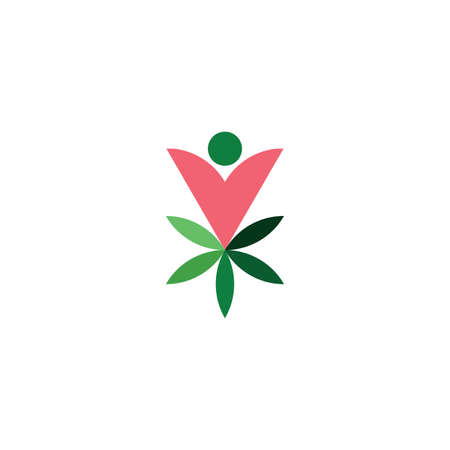 health icon healthy man sign vectorのイラスト素材