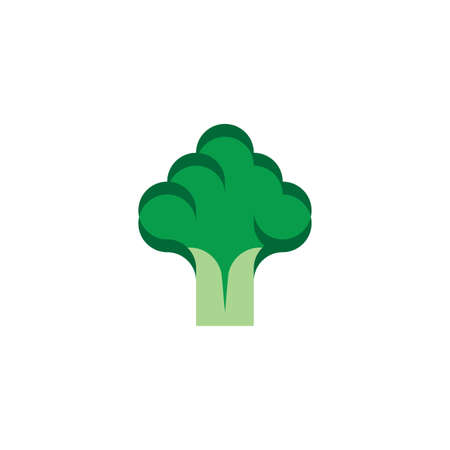 broccoli icon vector symbolのイラスト素材