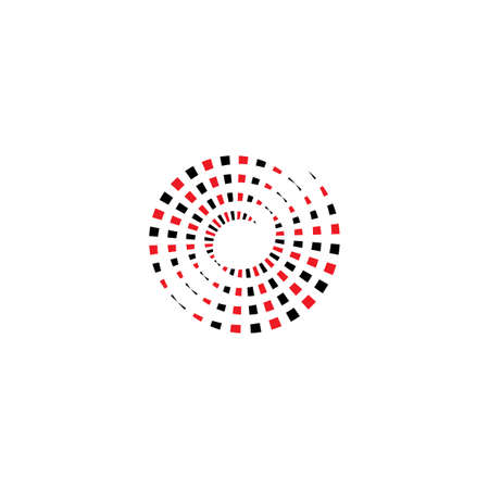 technology spiral abstract icon signのイラスト素材
