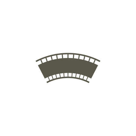photographic film icon vector designのイラスト素材