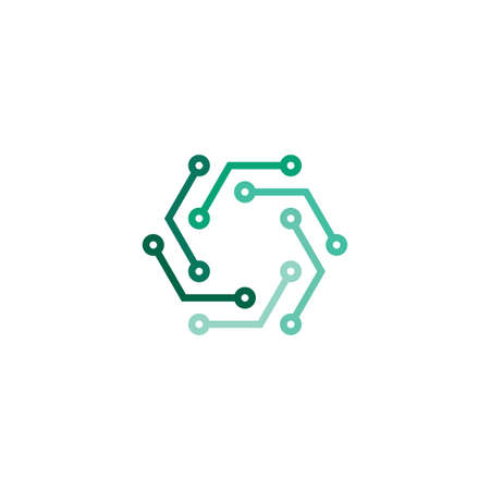 electronics technology vector icon abstractのイラスト素材
