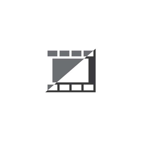 photographic film vector designのイラスト素材