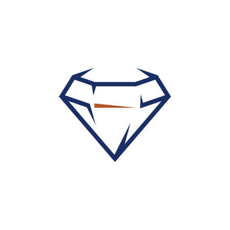 blue diamond logo vector icon symbol designのイラスト素材
