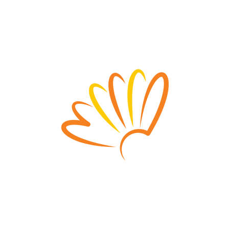 marigold logo flower icon vector designのイラスト素材