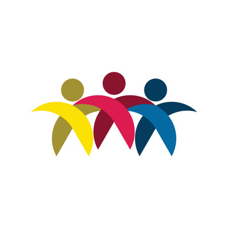 people friends team group teamwork logo