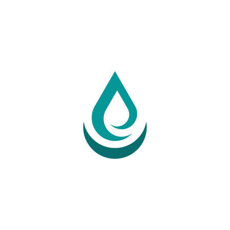 water stylized logo vector icon designのイラスト素材