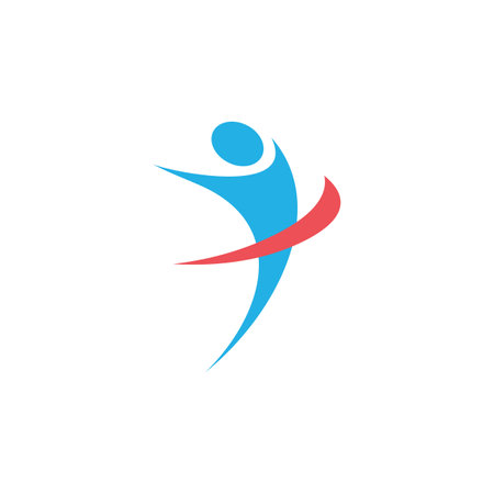 athlete champion winner logo vector designのイラスト素材