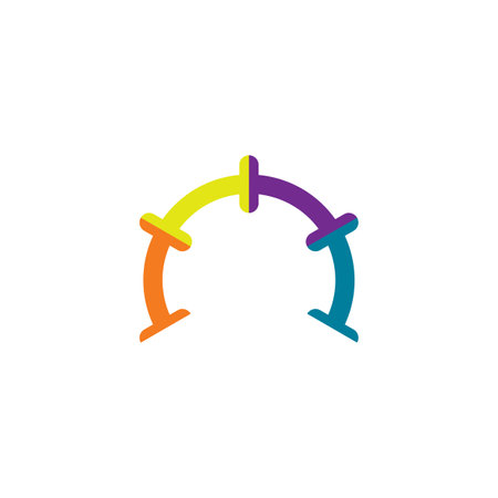 colorful pipe plumbing logo vector icon designのイラスト素材