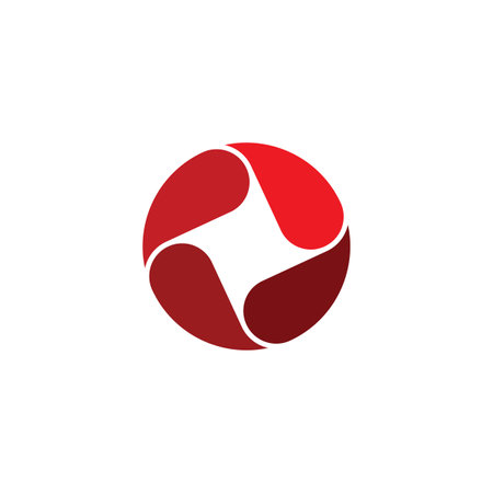 transfusion blood drop circle logo vector icon designのイラスト素材