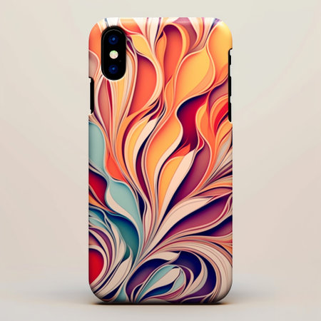 Beautiful Abstract Colorful Flower Design Cover Image Art Generative AIの素材