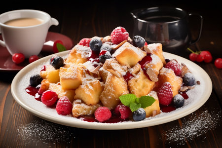 Kaiserschmarrn A Traditional Austrian Delight. Generative AIの素材