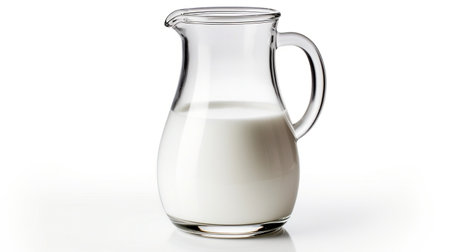 Milk Jug Isolated on Transparent Backgroundの素材