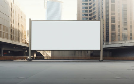 Cityscape Marketing Building Billboardの素材