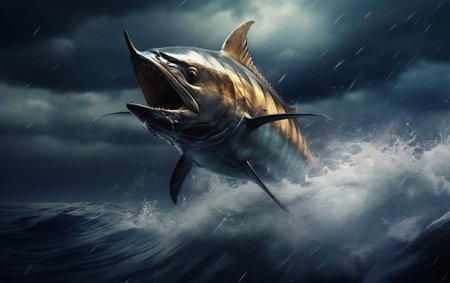 Stormy Encounter Swordfish Leapの素材
