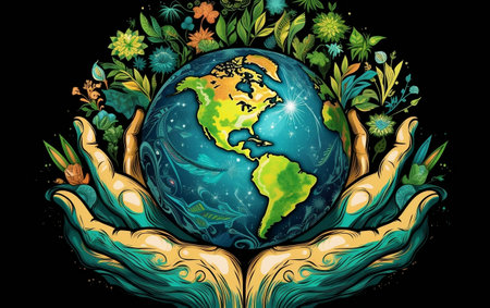 Eye Catching Earth Day Designの素材