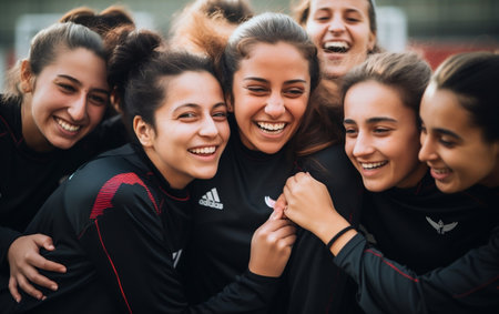 Diverse Caucasian Youth Uniteの素材