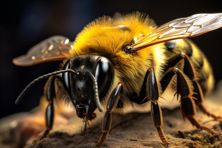 Macro Magic Bumblebee Up Closeの素材