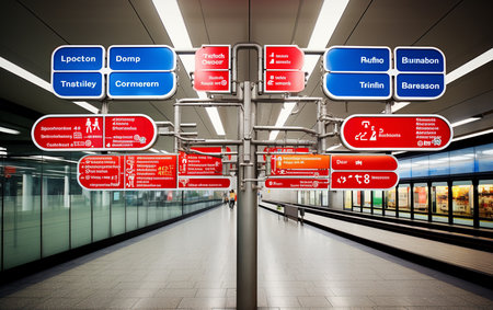 Bus Station Signage for Travelersの素材