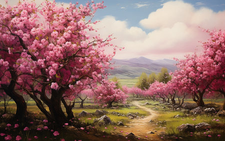 Cherry Orchard Dreams Fulfilledの素材