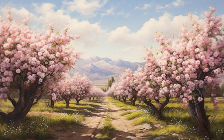 Cherry Orchard Dreams Fulfilledの素材