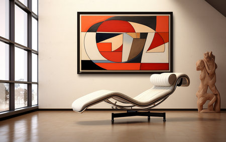 The Timeless Appeal of a Contemporary Leather Loungerの素材