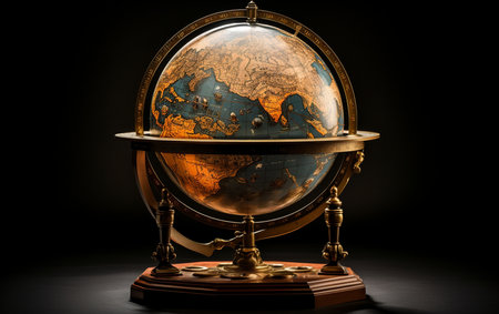 Discovering Exploration through Vintage Globesの素材