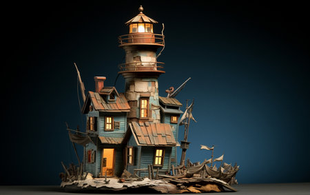 Tales Illuminated by the Weathered Lighthouse Lanternの素材