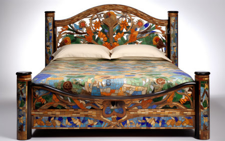 Artistic California King Bed Designの素材