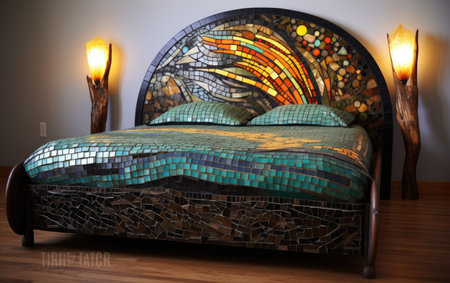 Artistic California King Bed Designの素材