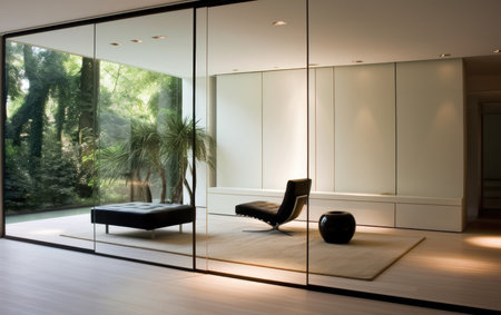 Sleek Storage Solution Modern Minimalist Almirahの素材