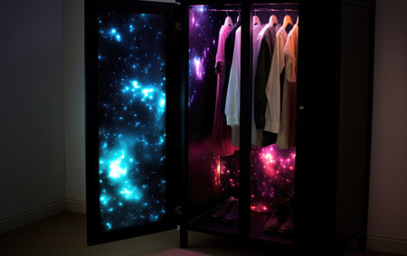 Transformative Nebula Design with LED Lightsの素材