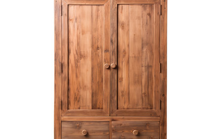 Rustic Pine Wardrobe in Reclaimed Woodの素材