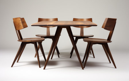 Contemporary Dining Scandinavian Table and Chairsの素材