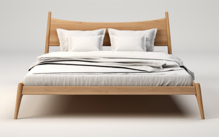 Simplicity and Comfort Full Bed with Nordic Designの素材