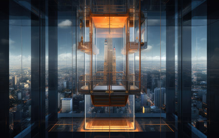 Ascend in Style Skyscraper Elevator Innovationの素材