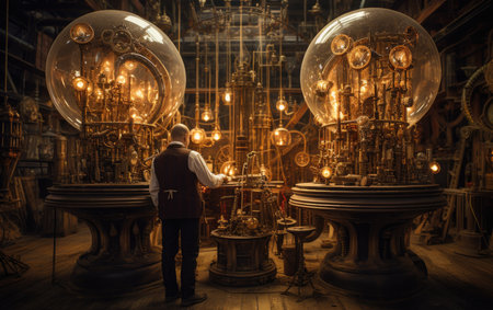 Clockwork Fantasia Inside an Industrial Workshopの素材