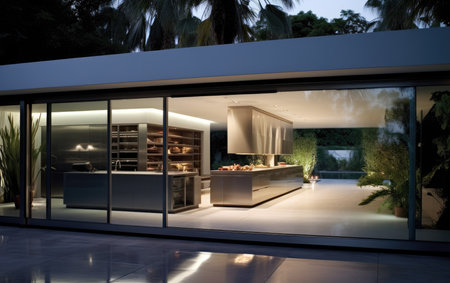 Futuristic Wardrobe Automated Sliding Doorsの素材