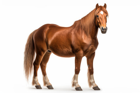 Graceful Stallion Isolated on Transparent Backgroundの素材