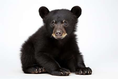 Playful Sun Bear Cub Design Isolated on Transparent Backgroundの素材